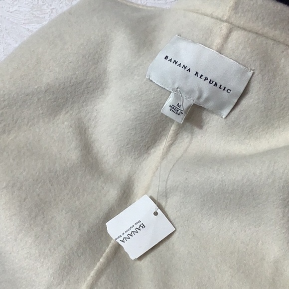 Banana Republic NWT - Sz M - elegant wool nylon blend jacket blazer jack… - Picture 7 of 8